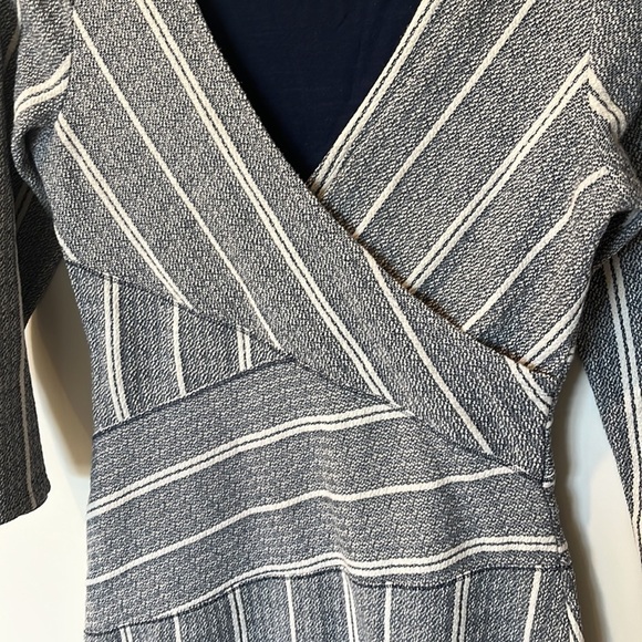 Maeve Anthropologie Wrapped Striped Column Knit Dress - Picture 7 of 8